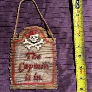 Pirate Skull Wall Hanging